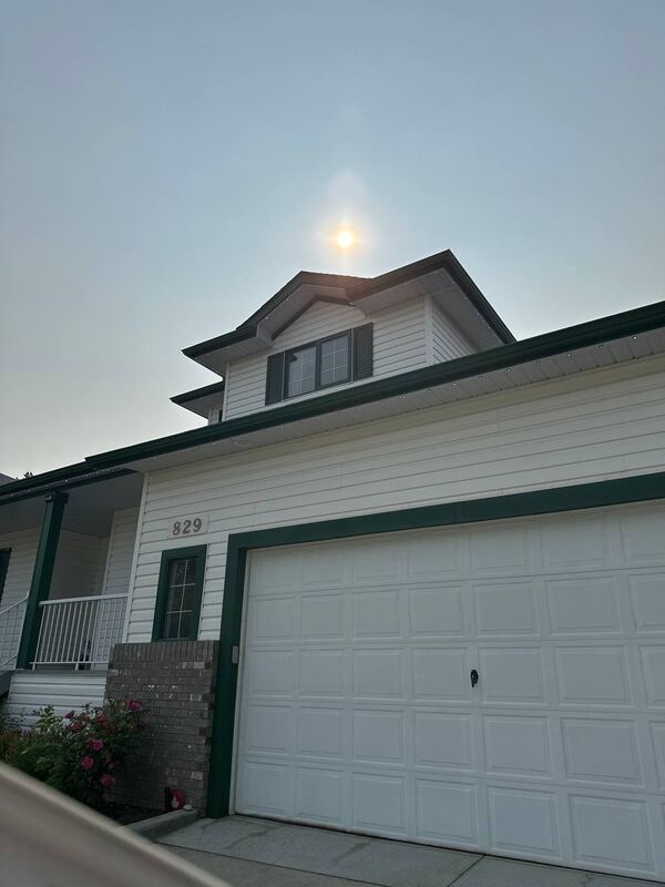 Permanent lighting install, dusk view