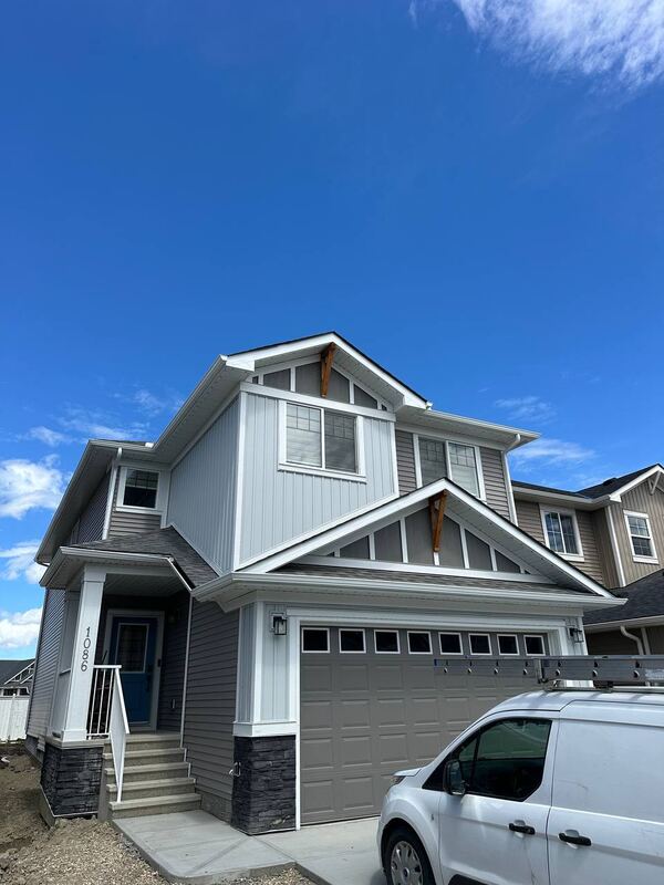 Permanent lighting install with front porch