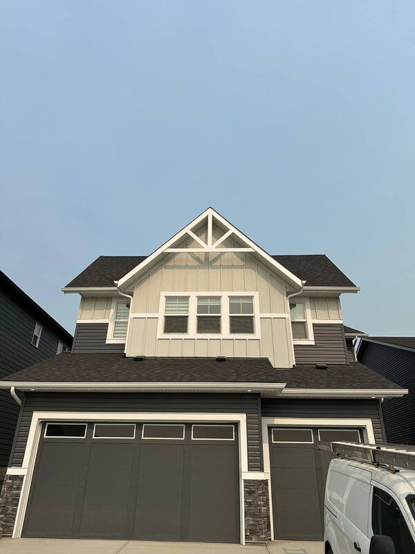 Permanent lighting install on a dark two-storey home